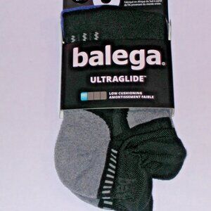 Balega UltraGlide Low Cushion  No Show Socks Men's Size XL Black